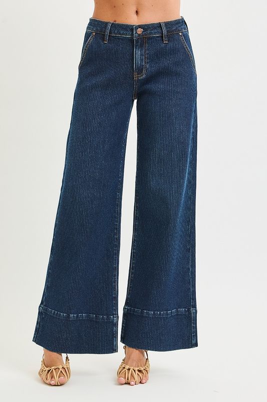 Risen Slouch Wide Leg Jeans
