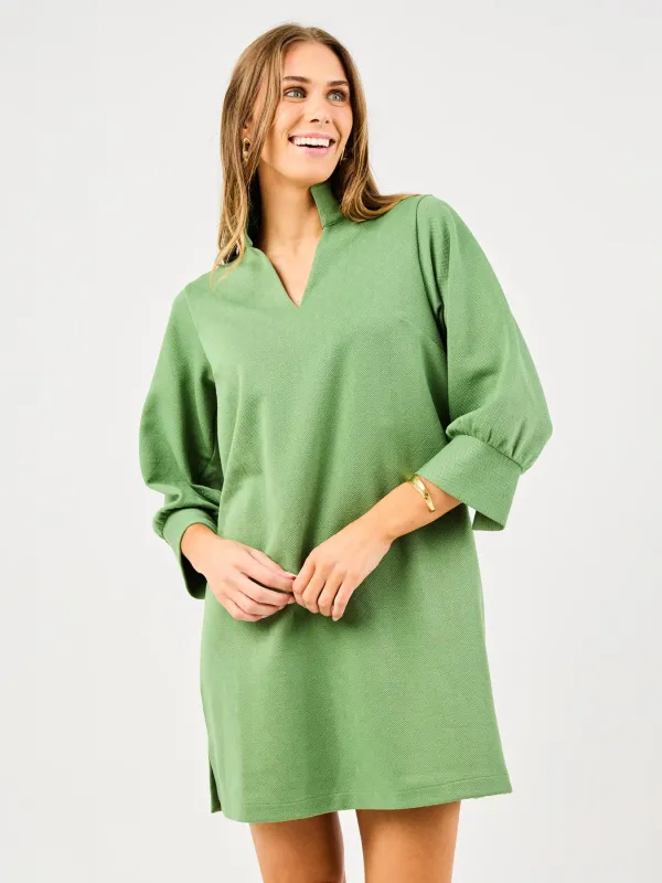 Mary Square Green Hadley Dress