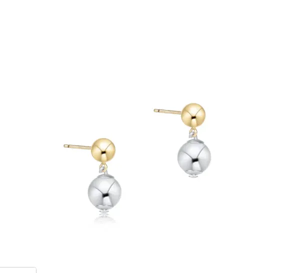 enewton Classic 8mm Ball Drop Stud - Mixed Metal