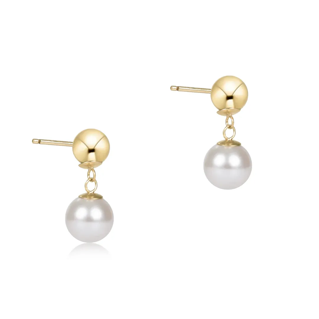 enewton Classic 8mm Ball Drop Stud - Pearl