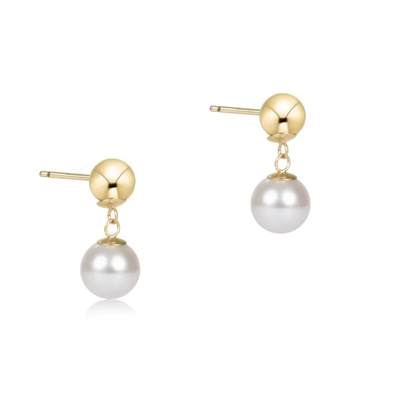 enewton Classic 8mm Ball Drop Stud - Pearl