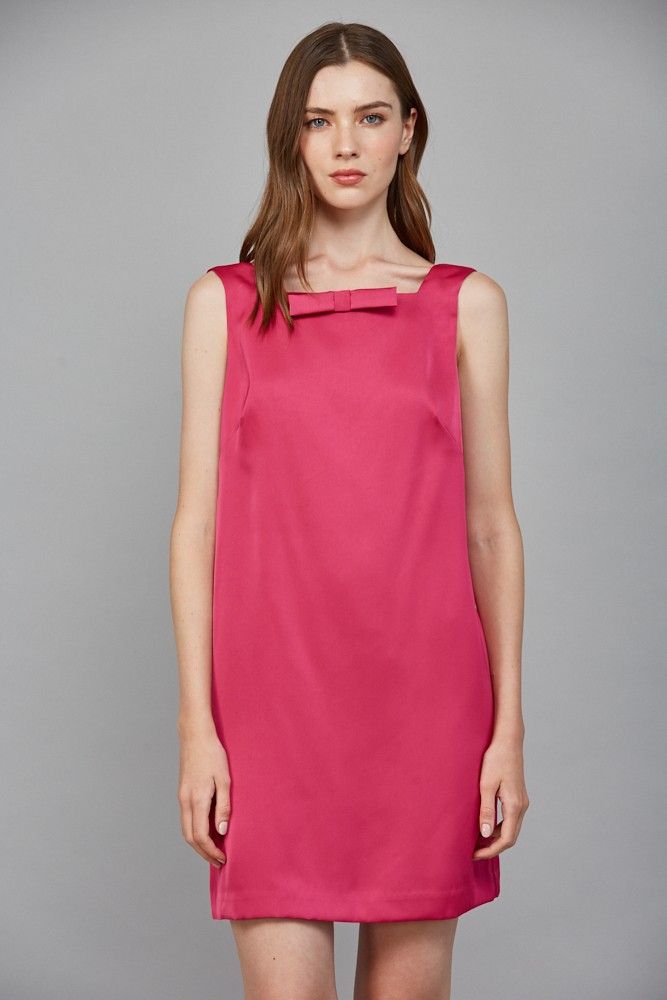 Classic Bow Open Back Dress