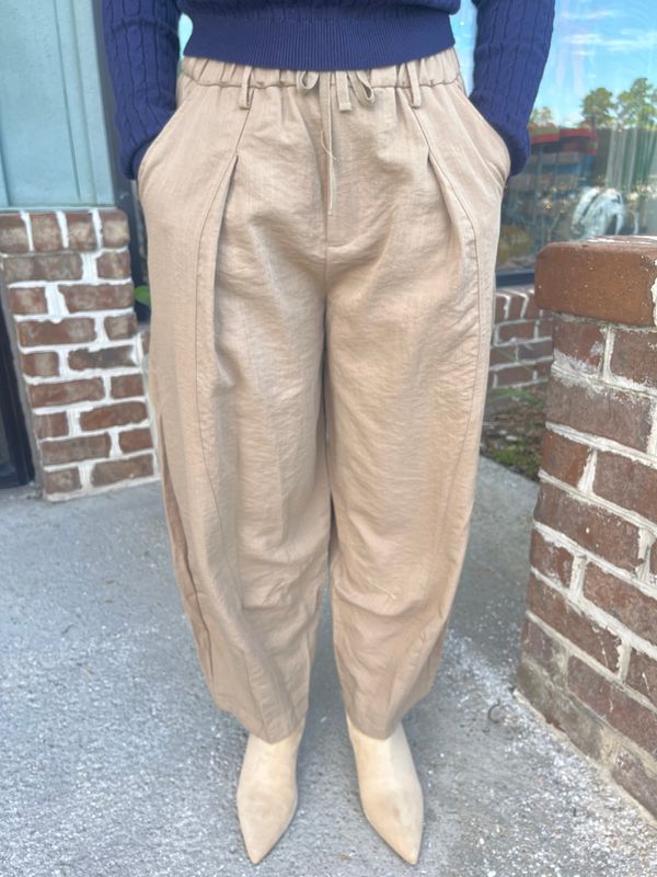 Ready For Anything Woven Barrel Pant