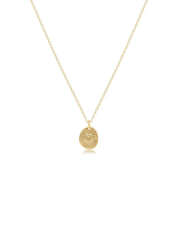 enewton 16" Necklace Gold - Inspire Love Small Gold Charm