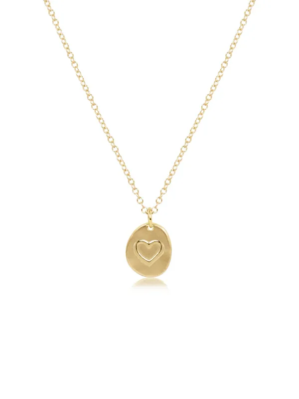 enewton 16&quot; Necklace Gold - Inspire Love Small Gold Charm