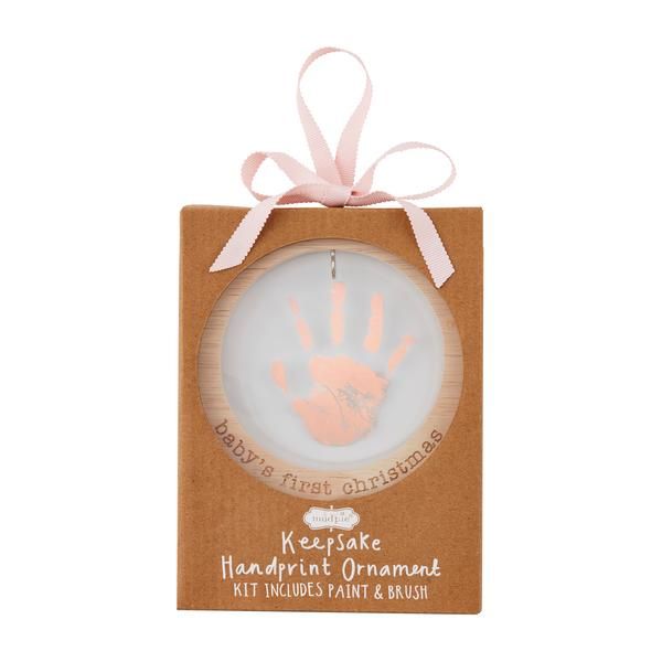 Mud Pie Acrylic Handprint Ornament