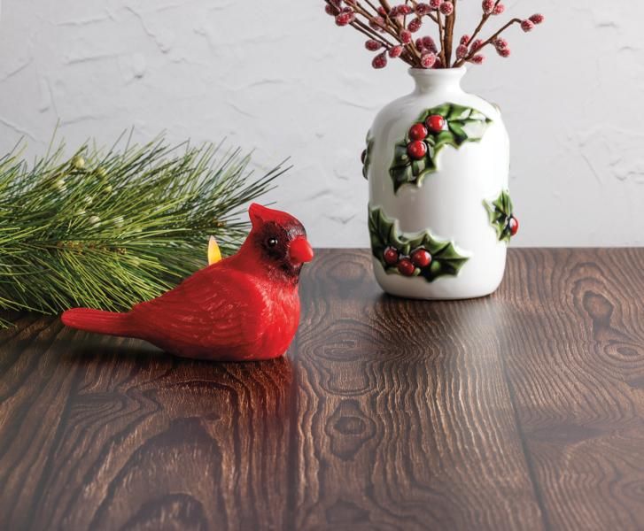 Mud Pie Cardinal Flameless Candle