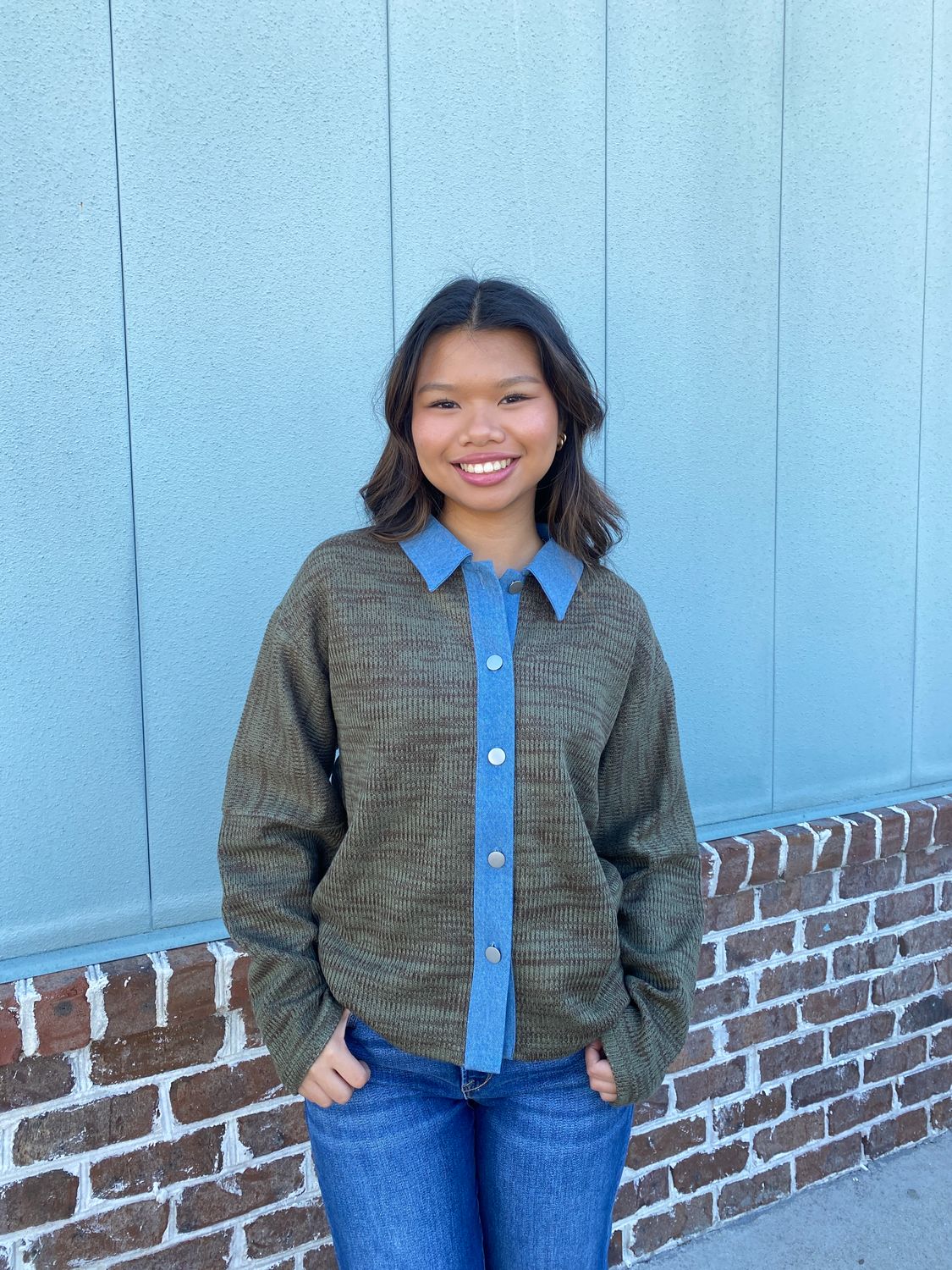 Love You Fondly Ribbed Jacket