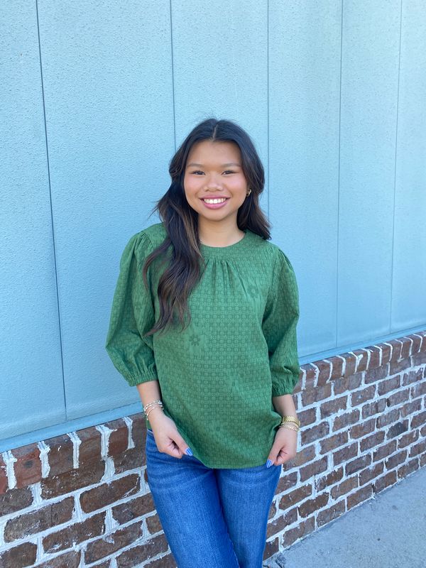 Graceful Woven Top