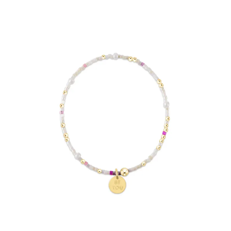 enewton egirl Hope Unwritten Bracelet - With Sprinkles On Top - Be You. Small Gold Disc