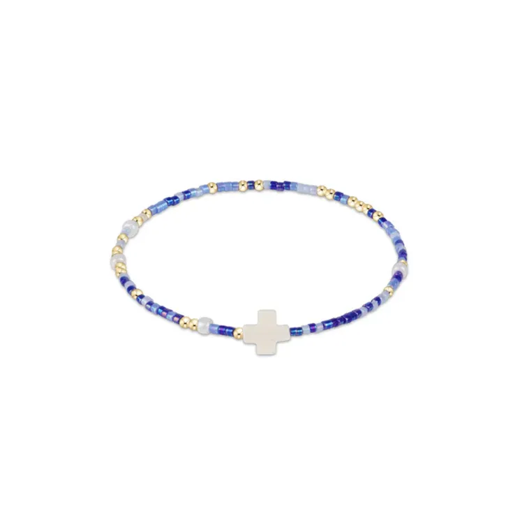 enewton egirl Hope Unwritten Signature Cross Bracelet - Is A Smurf&#39;s Butt Blue?