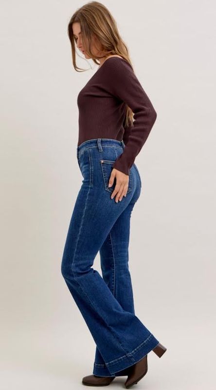 Judy Blue Bliss HW Trouser Flare