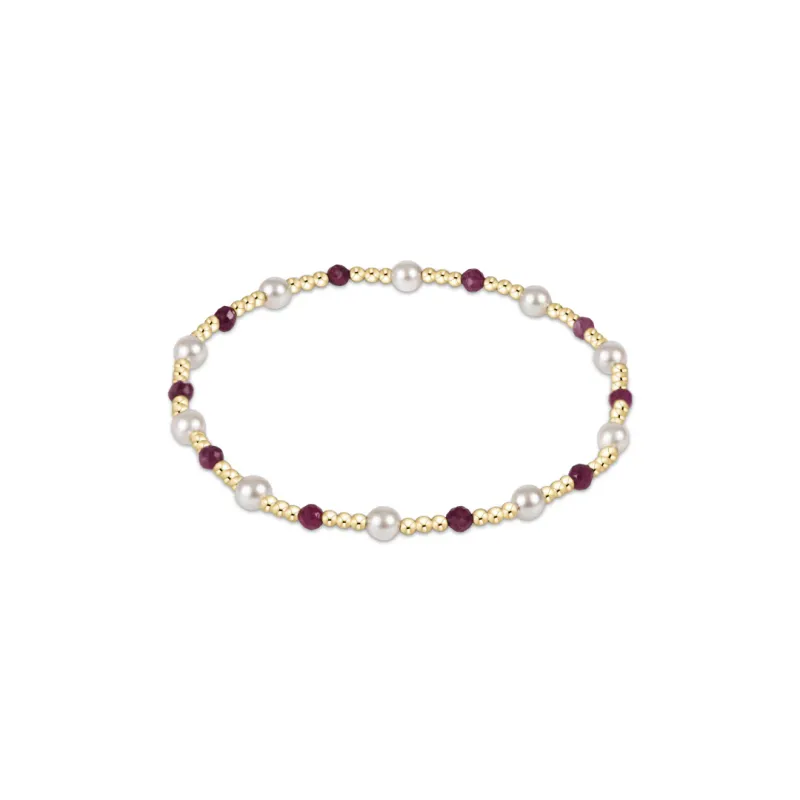 enewton F/W'25 Pearl GemstonSincerity 4mm Bracelet
