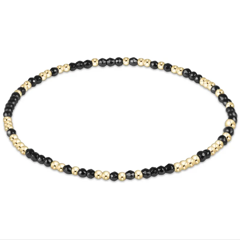 enewton Extends - Hope Unwritten Faceted Hematite 2mm Bead Bracelet