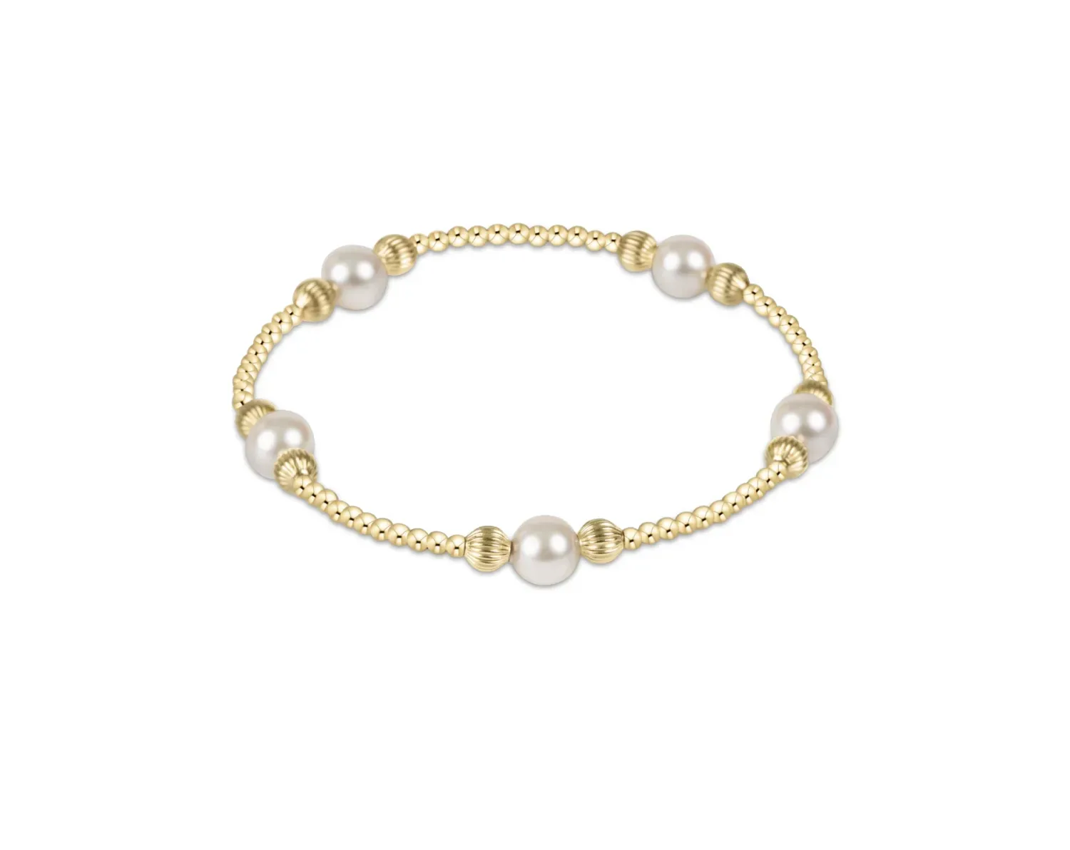 enewton Purpose Pearl 6mm Bead Bracelet - Dignity