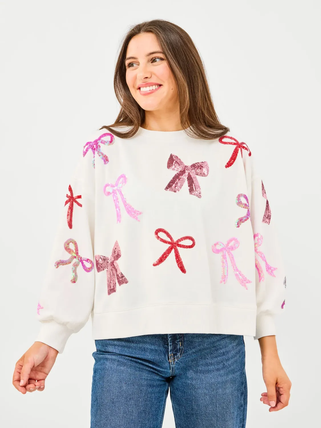 Mary Square Bows Millie Sweatshirt