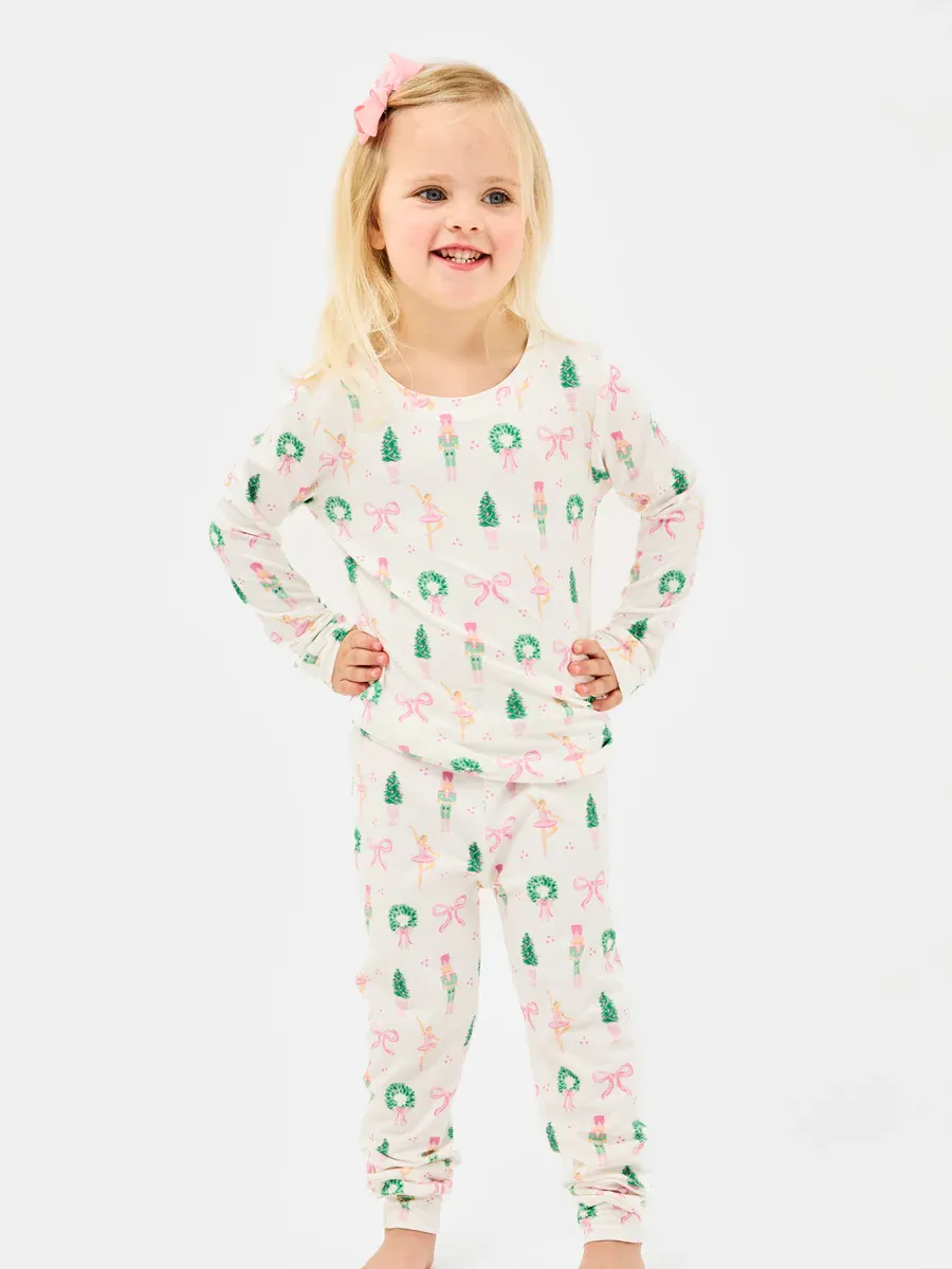 Mary Square Sugar Plum Dreams Toddler PJ Set