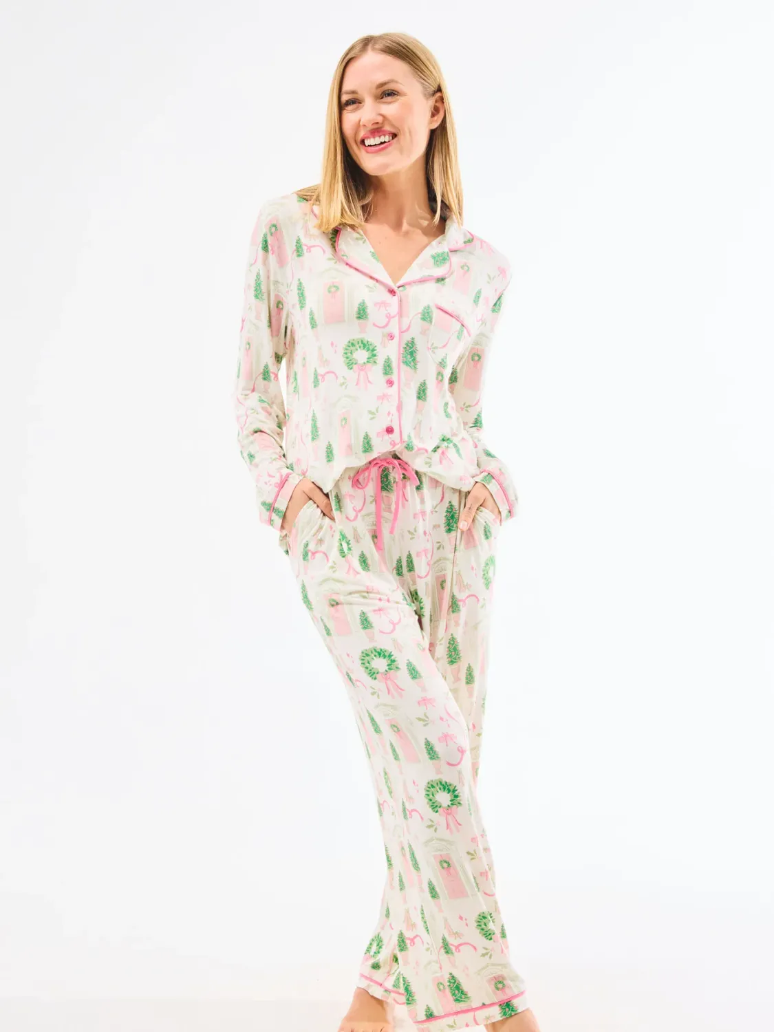 Mary Square Home For Christmas Charlotte Pant Set