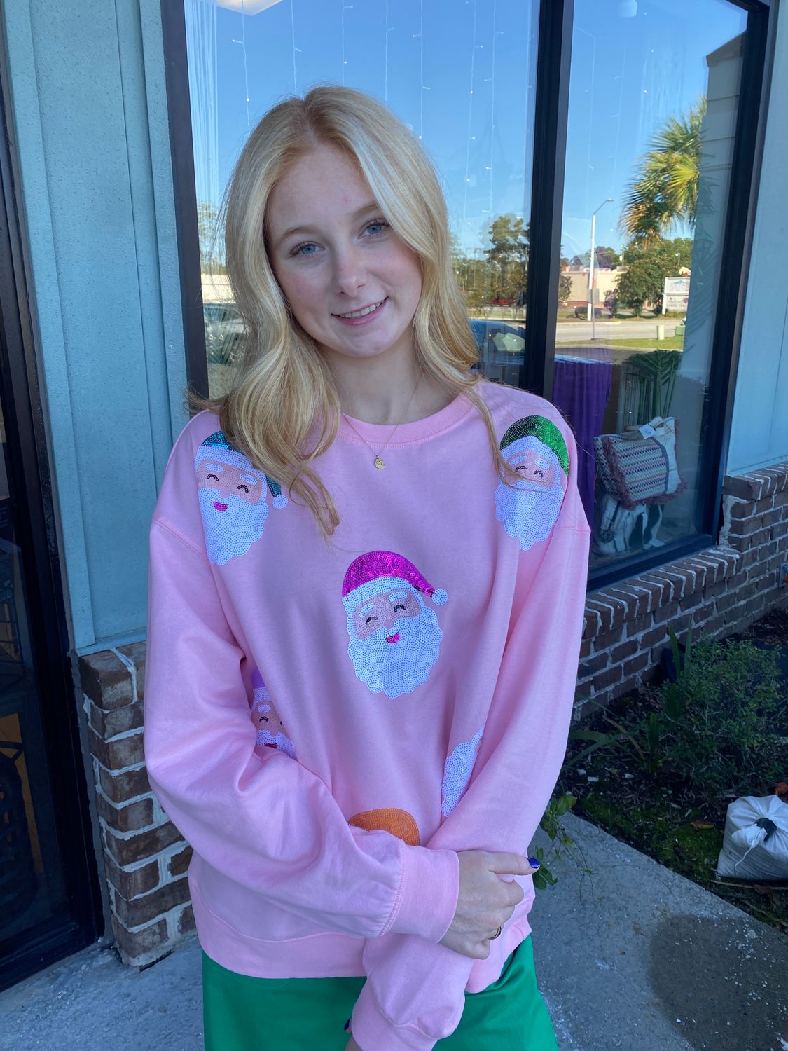 Mud Pie Holiday Sparkle Sweatshirt