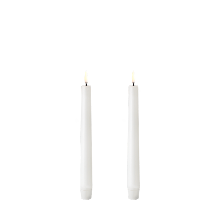 Uyuni Taper Candle, Smooth - 2 pack