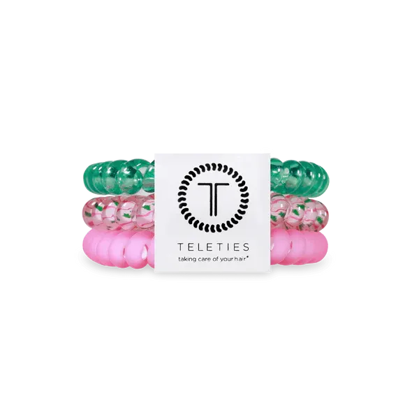 TeleTies Merry Pinkmas Hair Ties