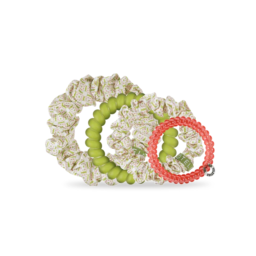 TeleTies Laura Park Mix Pack Hair Ties - 4pk