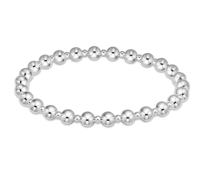 enewton Classic Grateful Pattern 5mm Bead Bracelet - Sterling