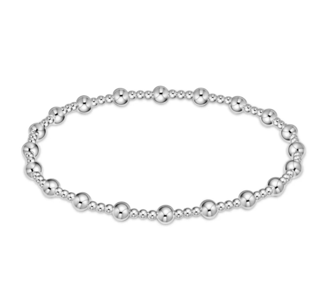enewton Classic Sincerity Pattern 4mm Bead Bracelet - Sterling