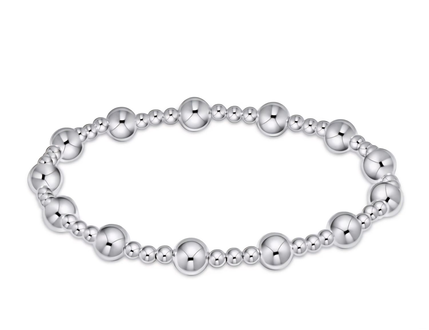 enewton Classic Sincerity Pattern 6mm Bead Bracelet - Sterling
