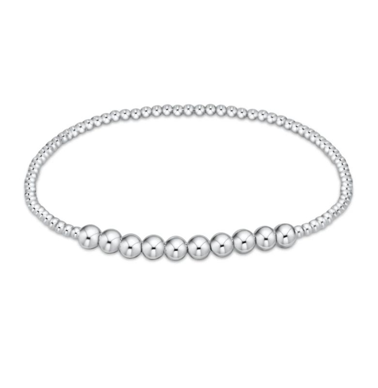 enewton Classic Sterling Beaded Bliss 2mm Bead Bracelet - 4mm Sterling