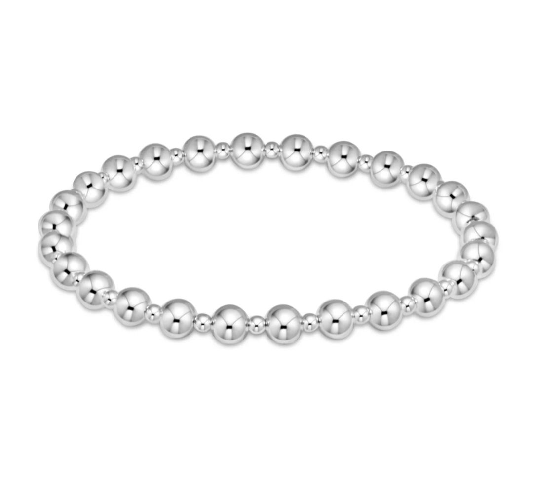 enewton Extends - Classic Grateful Pattern 5mm Bead Bracelet - Sterling