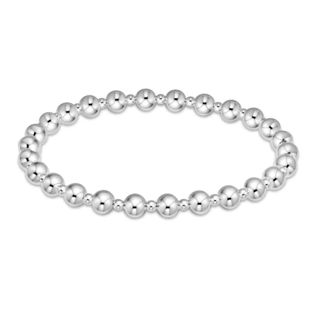 enewton Extends - Classic Grateful Pattern 6mm Bead Bracelet - Sterling