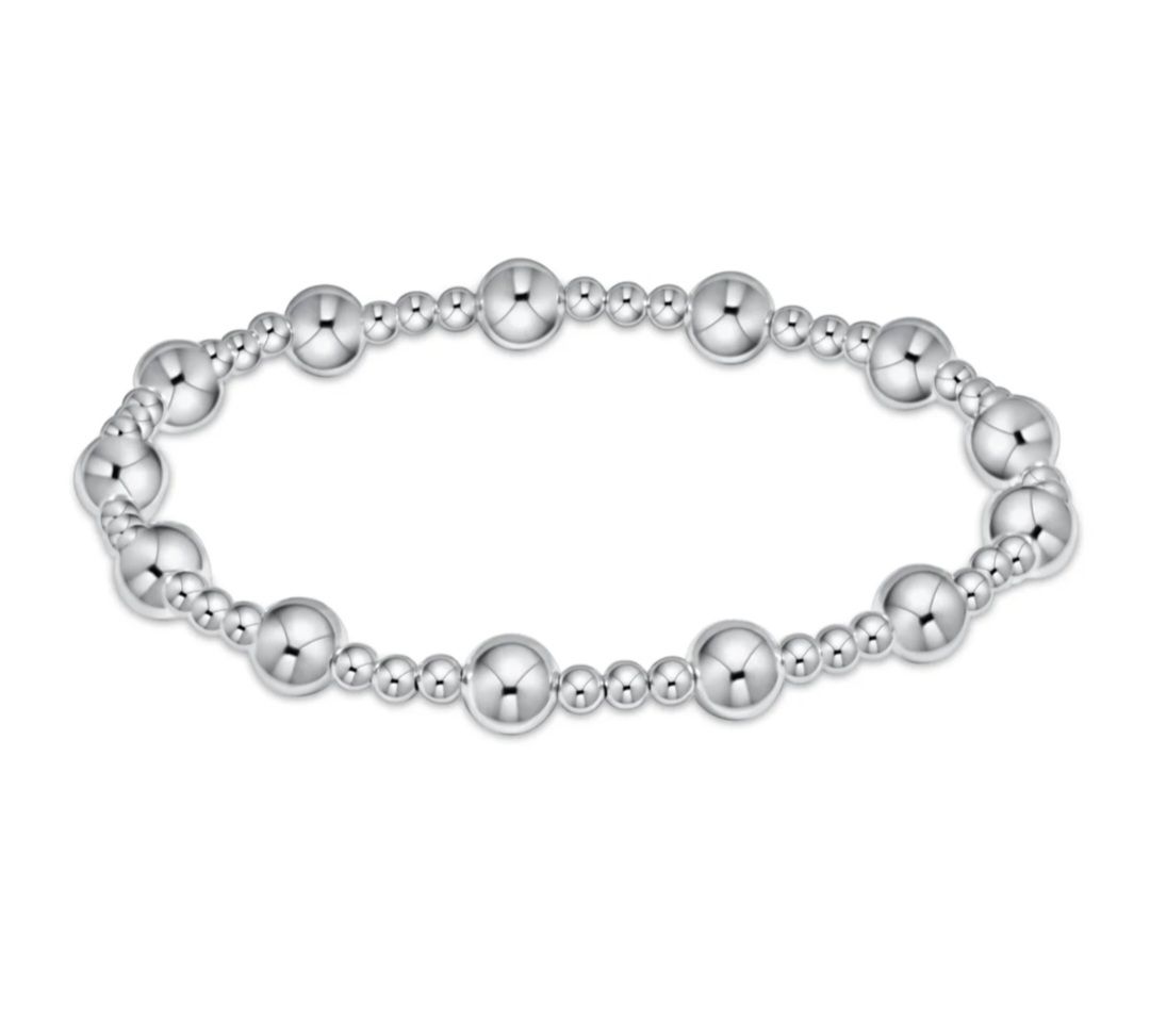 enewton Extends - Classic Sincerity Pattern 6mm Bead Bracelet - Sterling