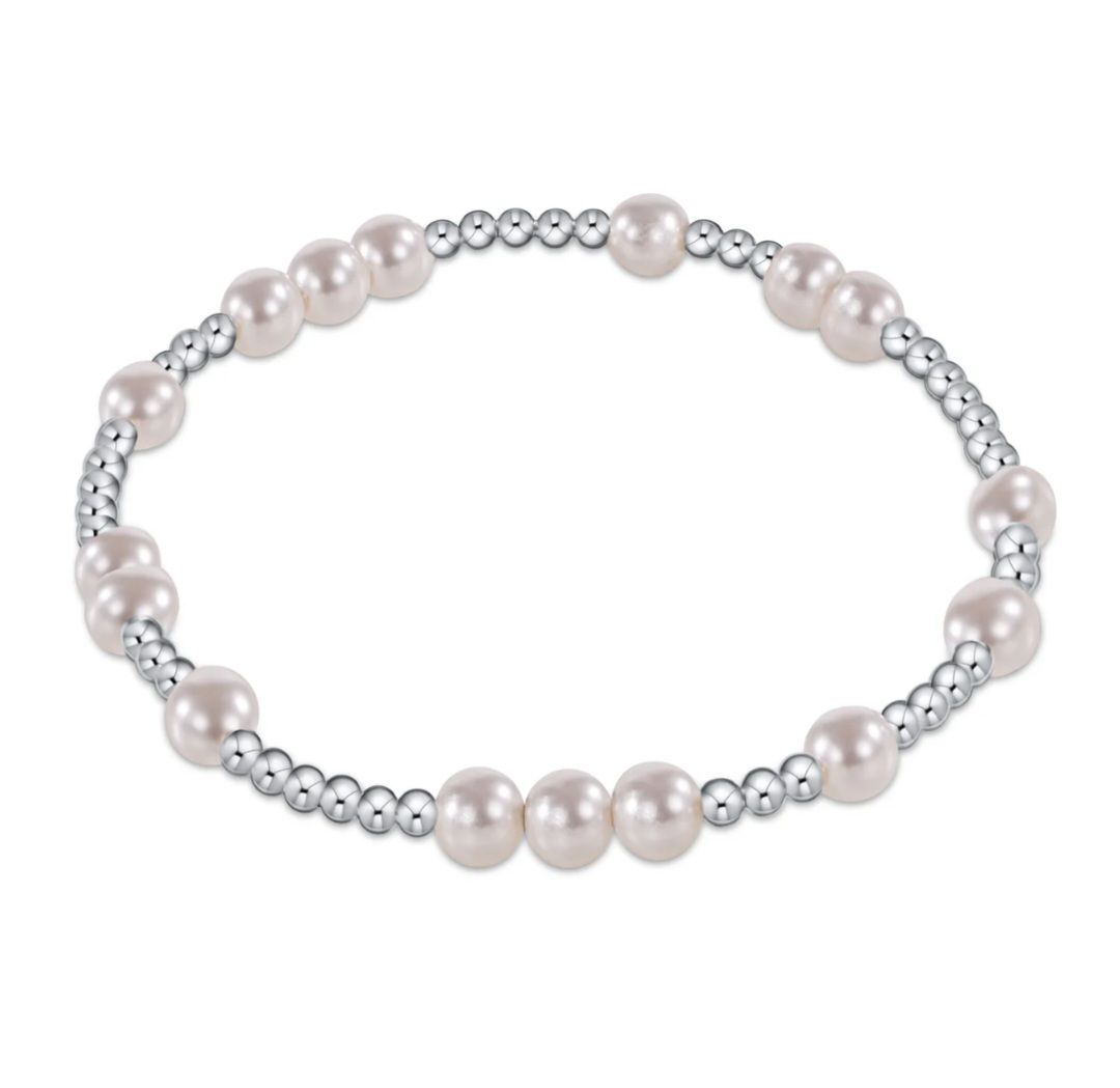 enewton Extends - Hope Unwritten Sterling 5mm Bead Bracelet - Pearl