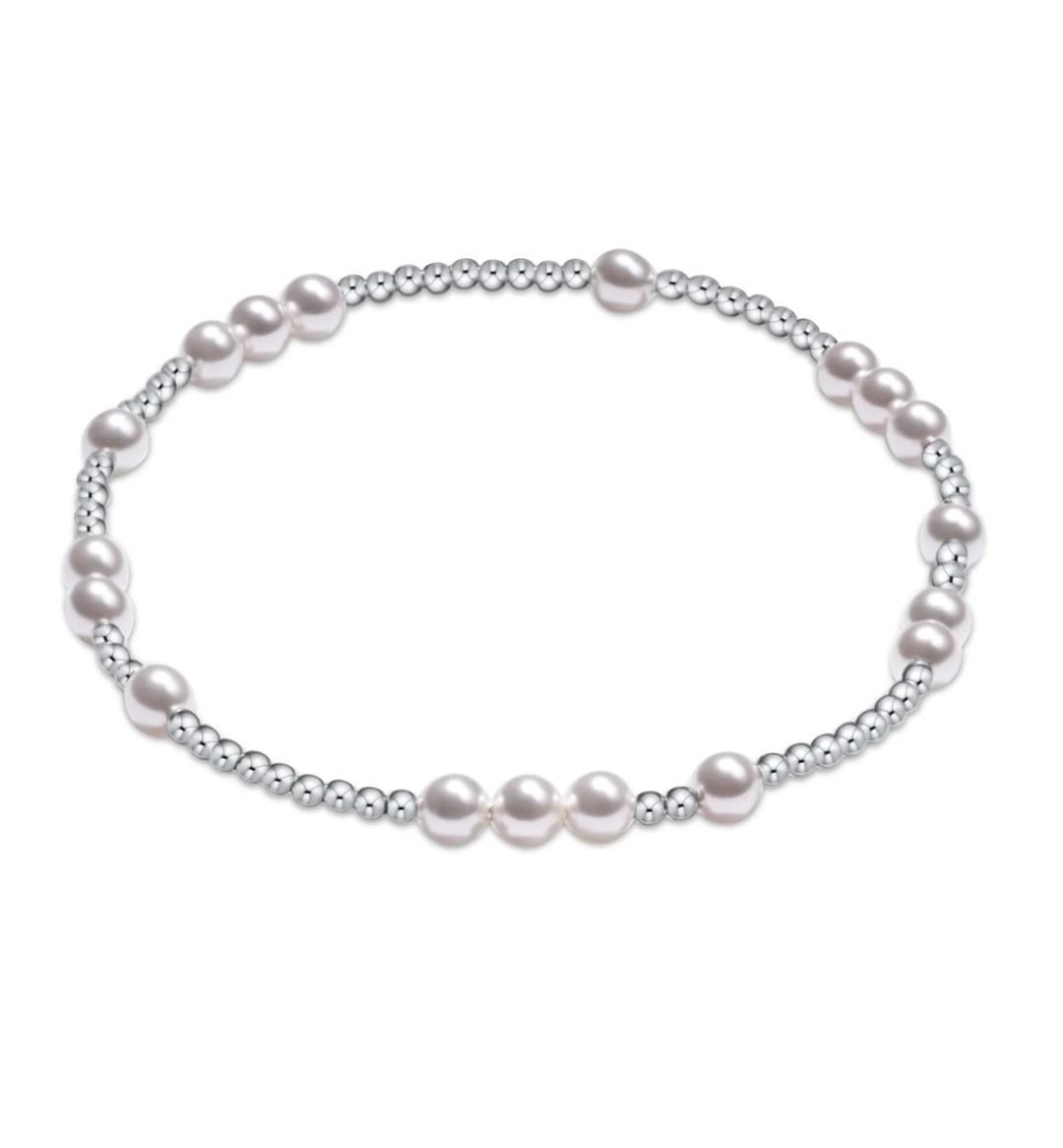 enewton Extends - Hope Unwritten Sterling 4mm Bead Bracelet - Pearl