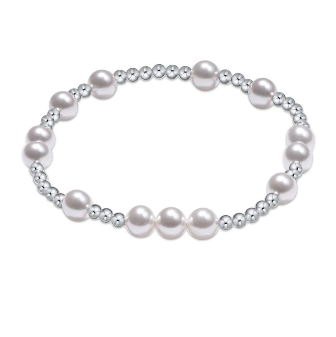 enewton Extends - Hope Unwritten Sterling 6mm Bead Bracelet - Pearl