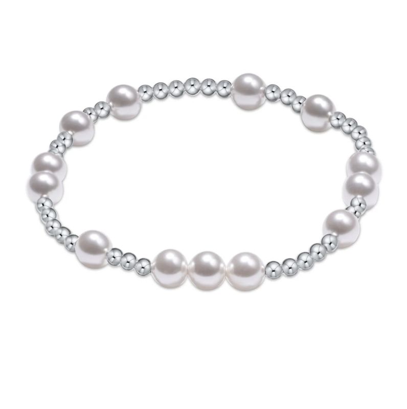 enewton Extends - Hope Unwritten Sterling 6mm Bead Bracelet - Pearl