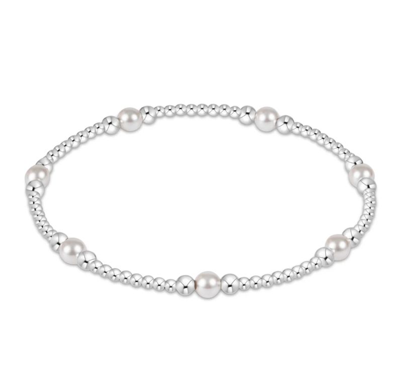 enewton Purpose Pearl 4mm Bead Bracelet - Sterling