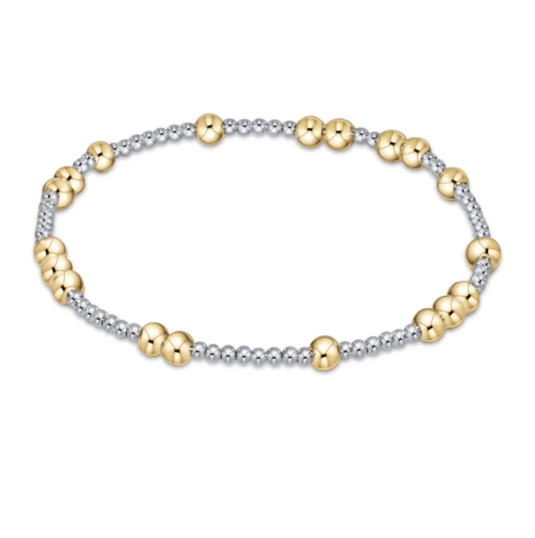 enewton Hope Unwritten 4mm Bead Bracelet - Mixed Metal