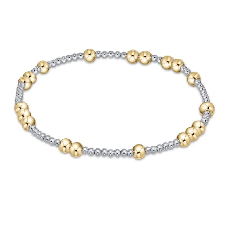 enewton Hope Unwritten 4mm Bead Bracelet - Mixed Metal
