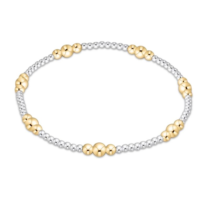 enewton Purpose Gold 4mm Bead Bracelet - Mixed Metal