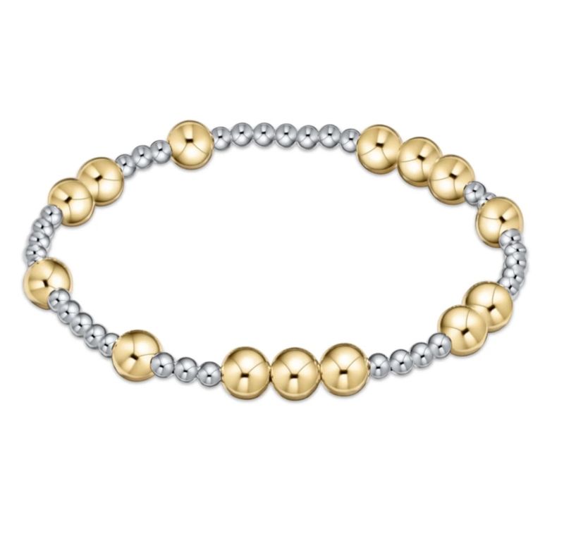 enewton Extends - Hope Unwritten 6mm Bead Bracelet - Mixed Metal