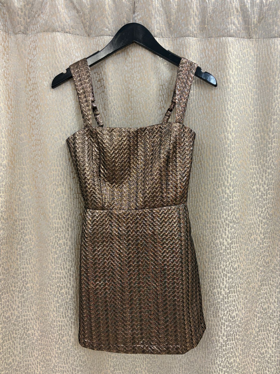 Party Jacquard Gold Romper