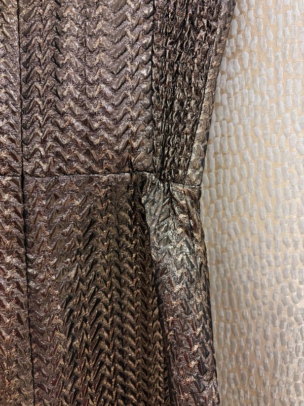 Party Jacquard Gold Romper