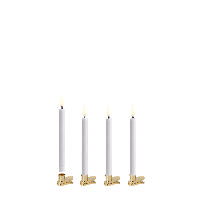 Uyuni LED Mini Taper Candle w/Clip (4pk)