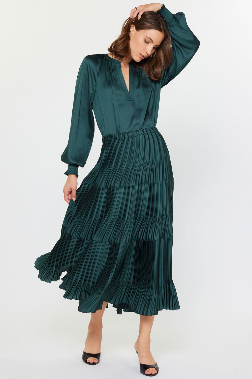 Making A Statement Tiered Skirt