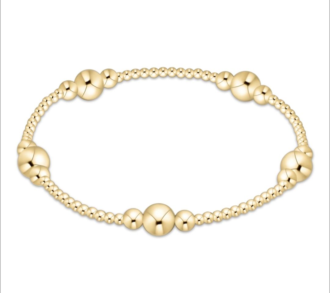 enewton Purpose Gold 6mm Bead Bracelet
