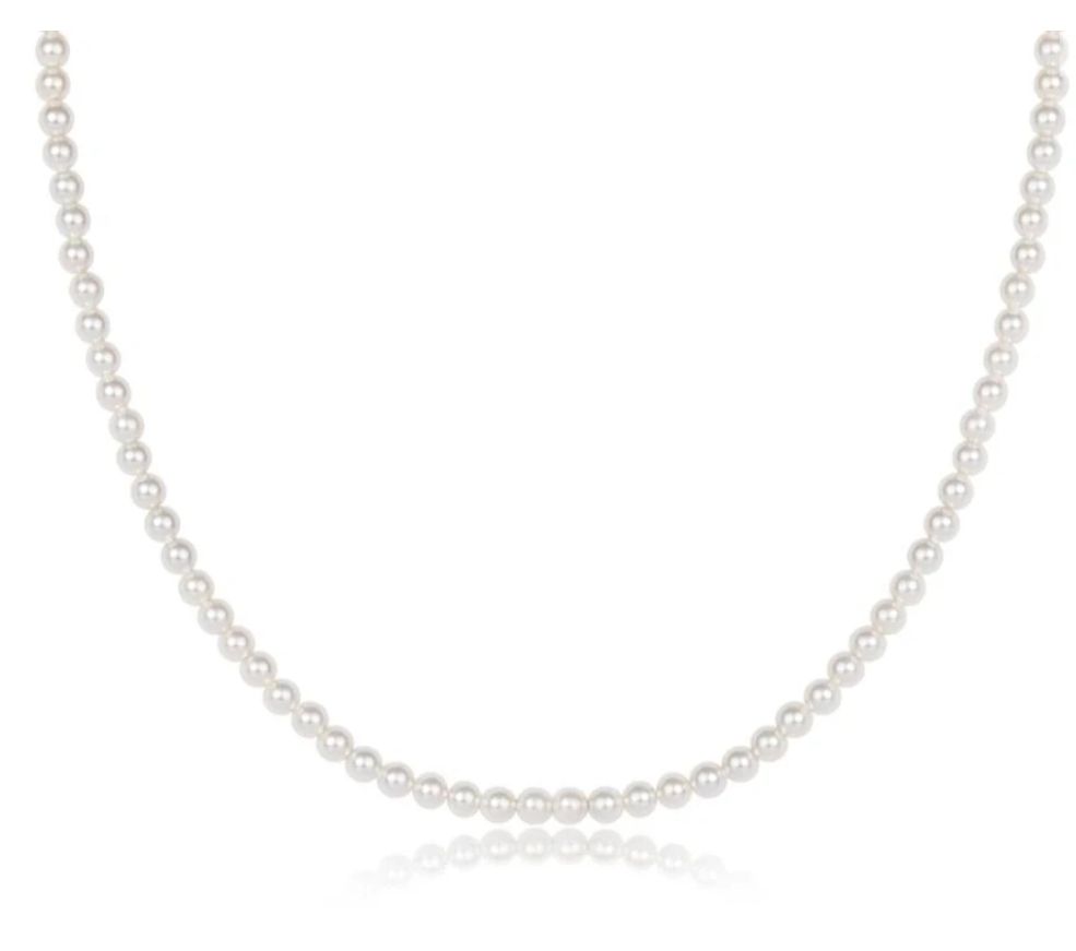 enewton 17&quot; Choker Classic Pearl 3mm Pearl