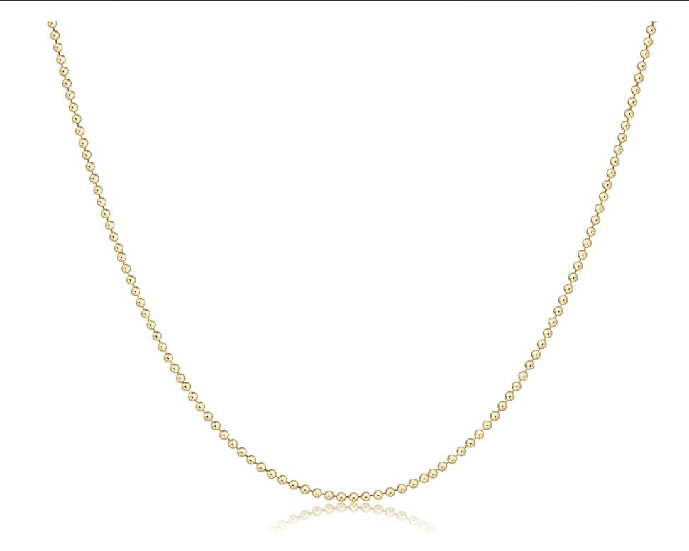 enewton 15" Choker Classic Beaded Chain - Gold