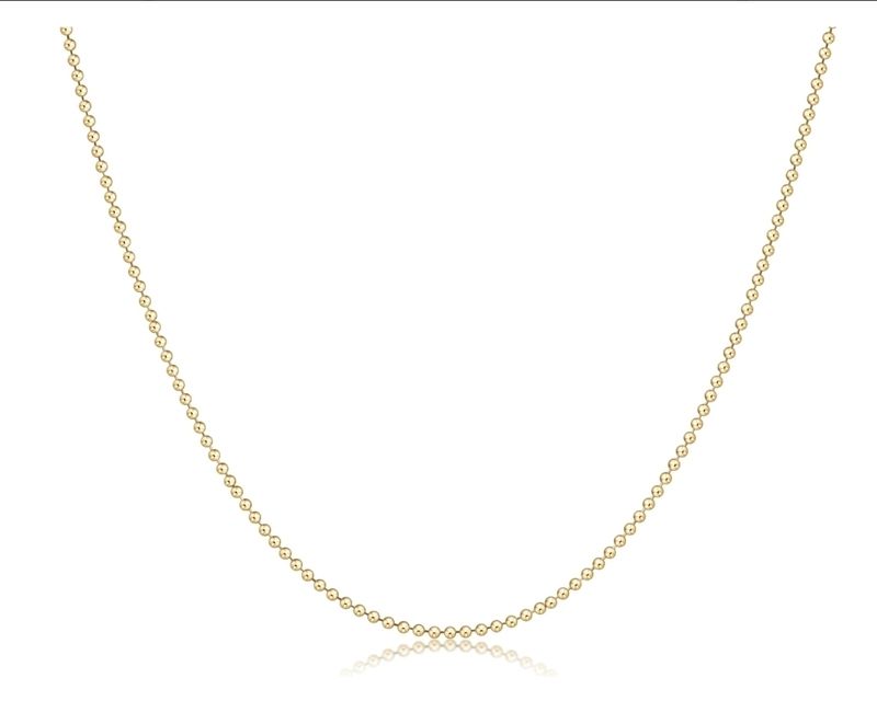 enewton 15" Choker Classic Beaded Chain - Gold
